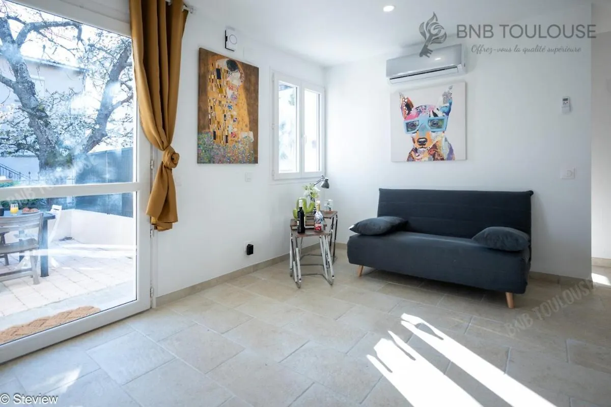 Apartman Bnb Toulouse - Refuge Urbain - Clim - Terrasse - Parking - Wifi - Proche Transports Franciaország
