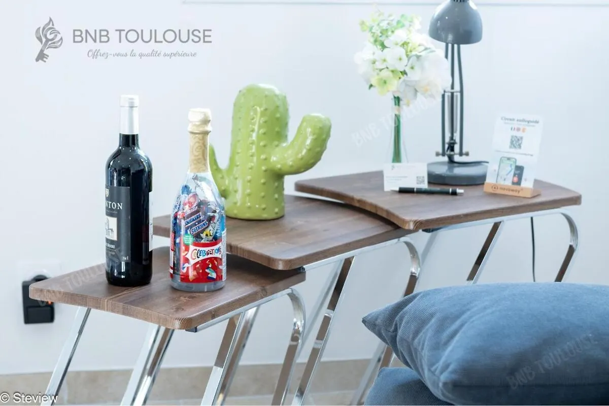 Bnb Toulouse - Refuge Urbain - Clim - Terrasse - Parking - Wifi - Proche Transports Franciaország