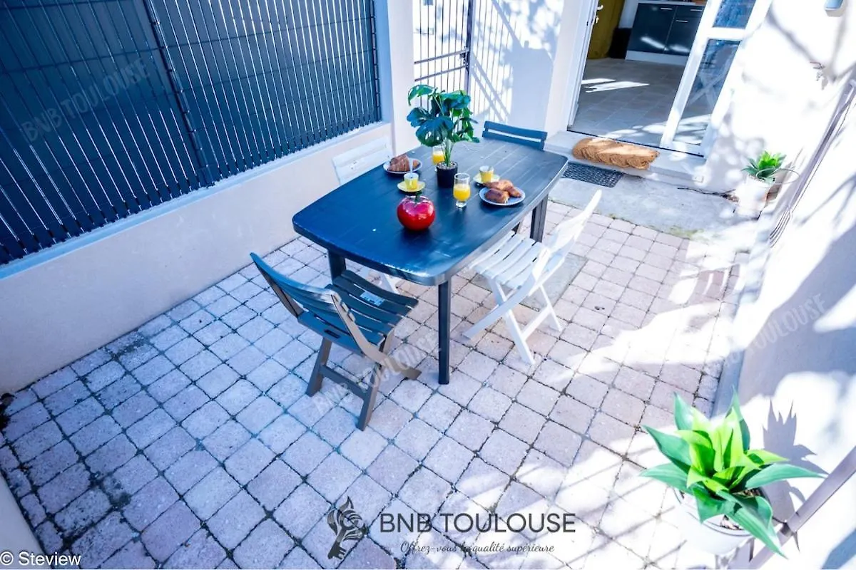 Bnb Toulouse - Refuge Urbain - Clim - Terrasse - Parking - Wifi - Proche Transports Franciaország