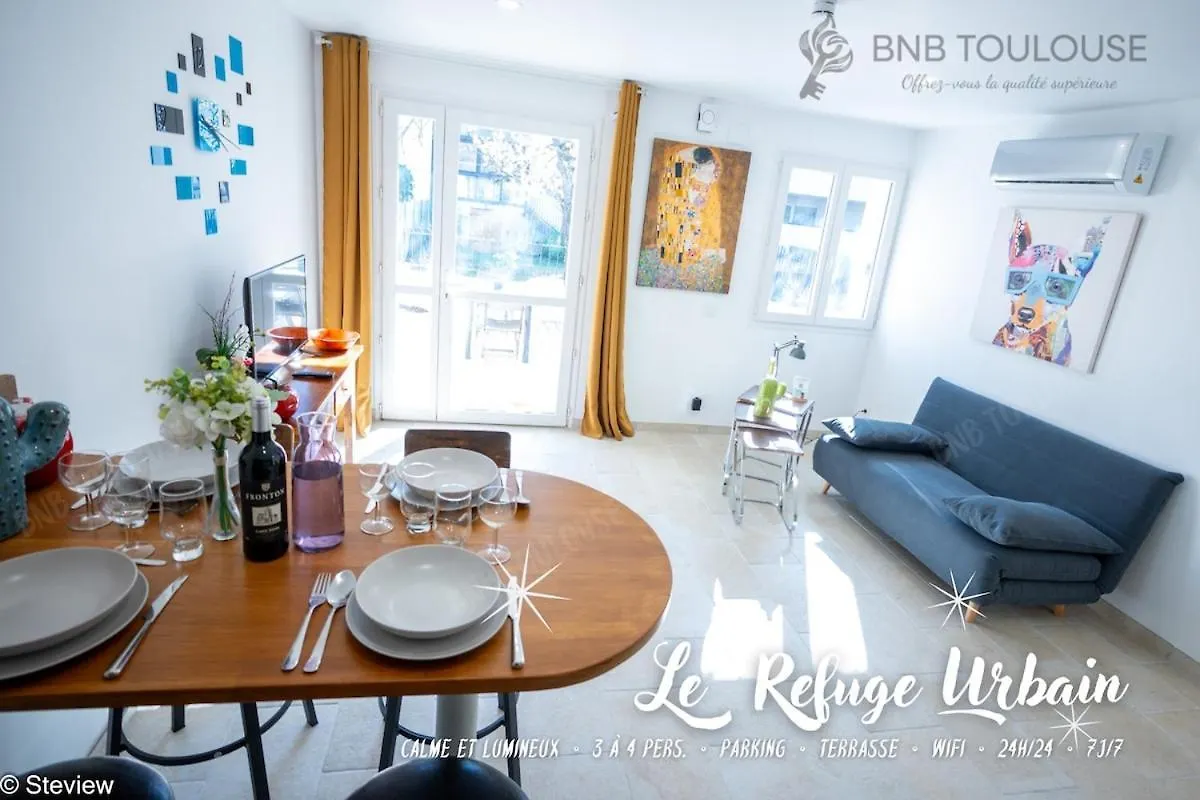 Bnb Toulouse - Refuge Urbain - Clim - Terrasse - Parking - Wifi - Proche Transports
